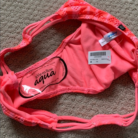NEW La Vie En Rose 3 piece bathing suit set M/Lg - Picture 15 of 16